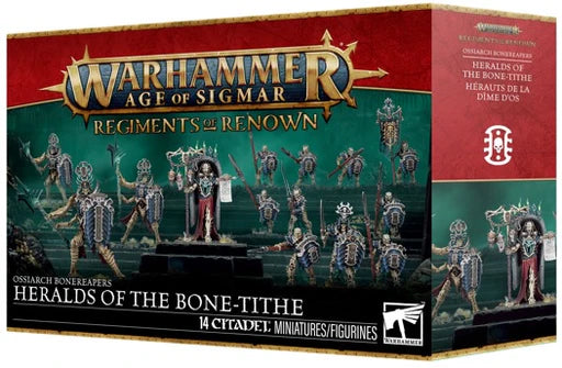 Regiments of Renown Ossiarch Bonereapers: Heralds of the Bone-Tithe