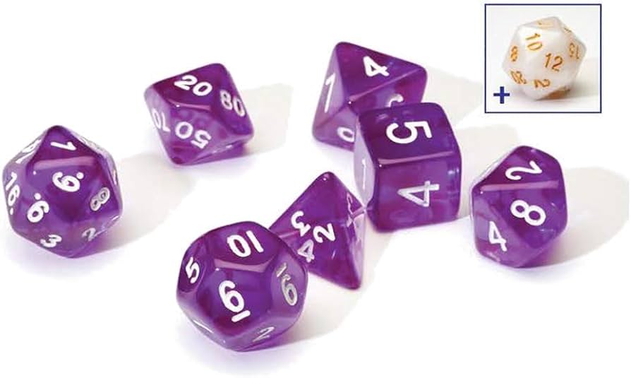 Sirius Dice - Translucent Purple Resin