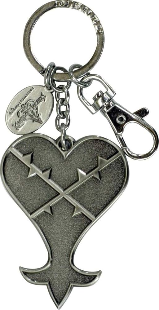 Kingdom Hearts Heartless Logo-metallinen avaimenperä