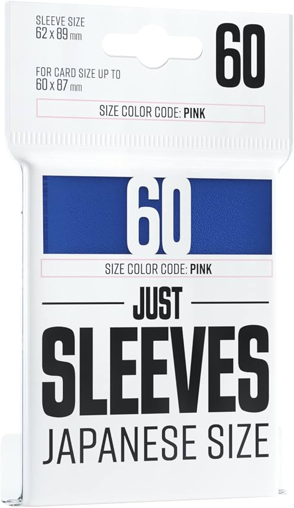 Just Sleeves: Japanese Size Blue
