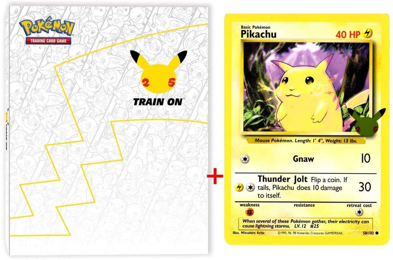 Pokemon: Celebrations Binder For Oversize Cards & Oversize Pikachu 25th!