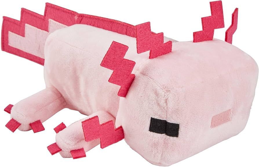 Minecraft Axolotl-pehmo 20cm
