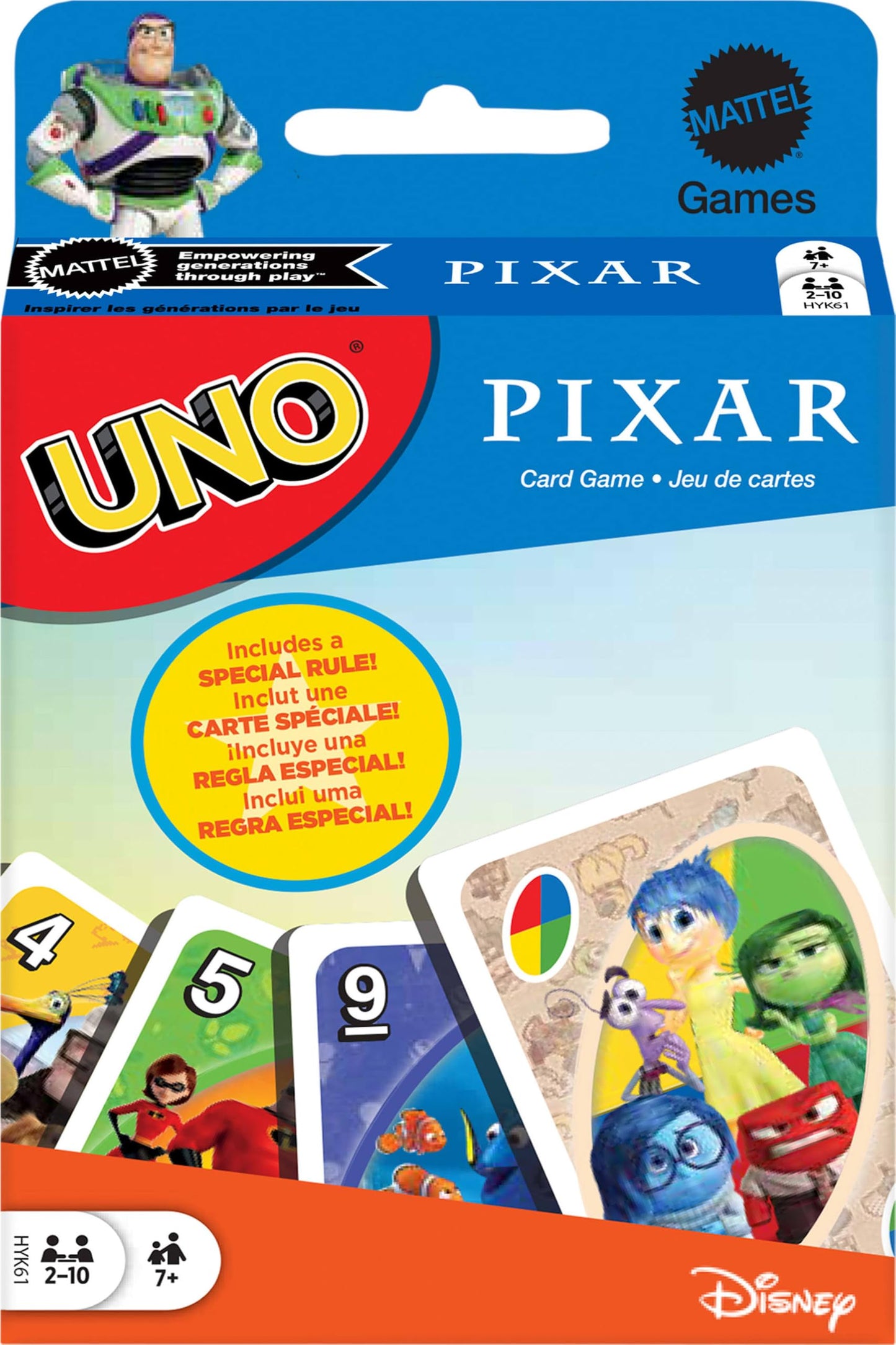 Game Uno Pixar