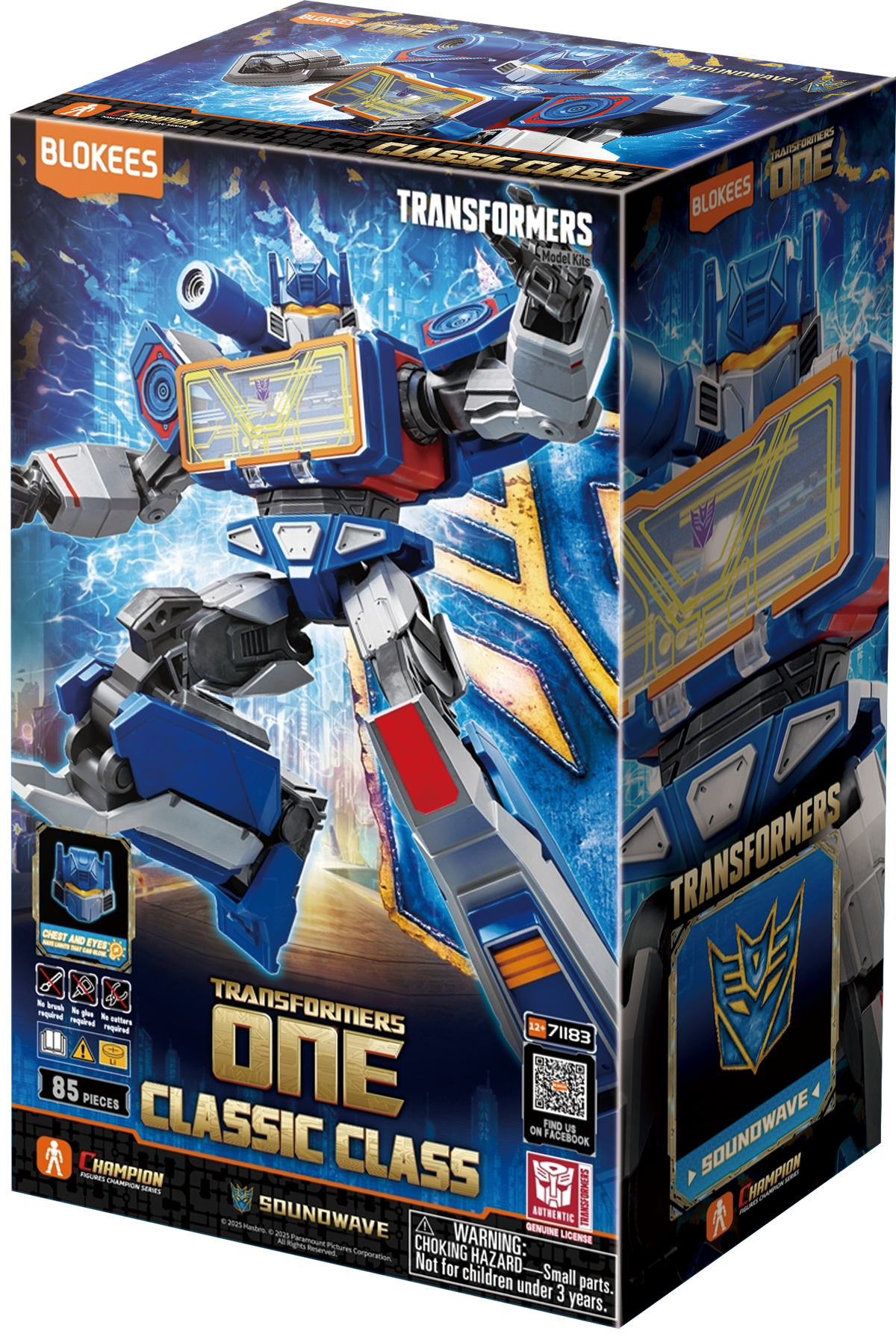 Transformers Blokees Model Kit: Soundwave