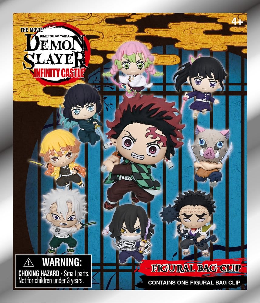 Demon Slayer 3D Foam Bag Clip Infinity Castle Series 1