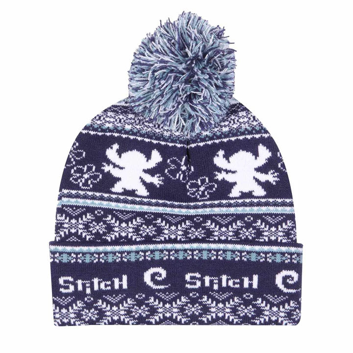 Disney Lilo & Stitch Fair Isle Pom-pipo