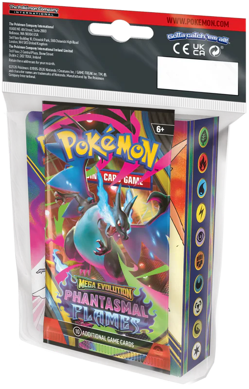 Pokemon: Phantasmal Flames Mini Album with Booster
