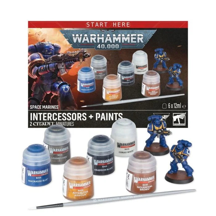 Space Marines Intercessors + Paints