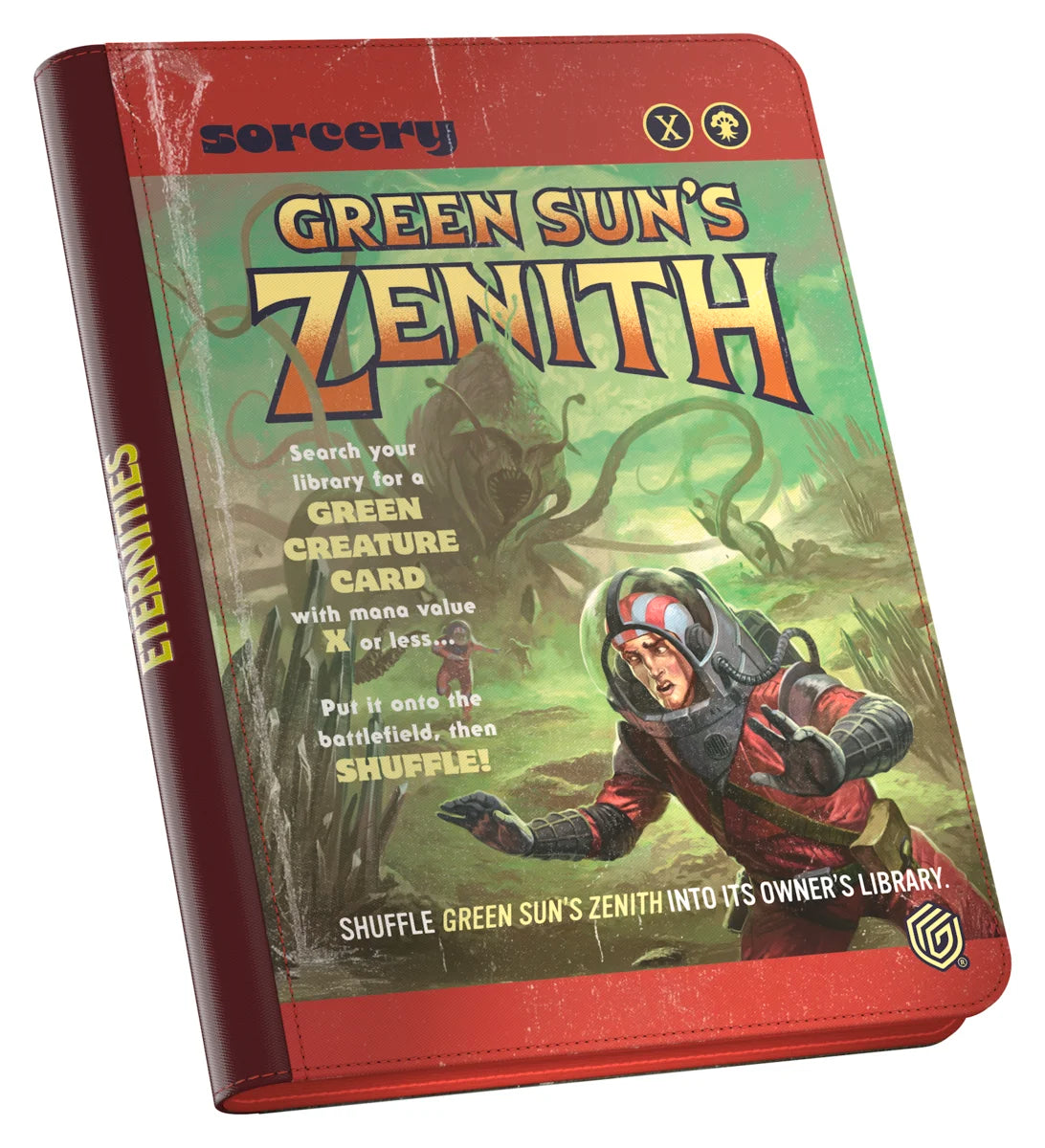 Ultimate Guard Zipfolio 360 Xenoskin - Green Sun's Zenith