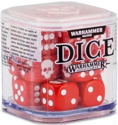 Warhammer Dice Red
