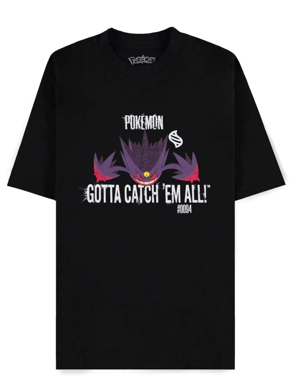 Pokémon: Mega Gengar Men's Loose Fit Short Sleeved T-shirt L