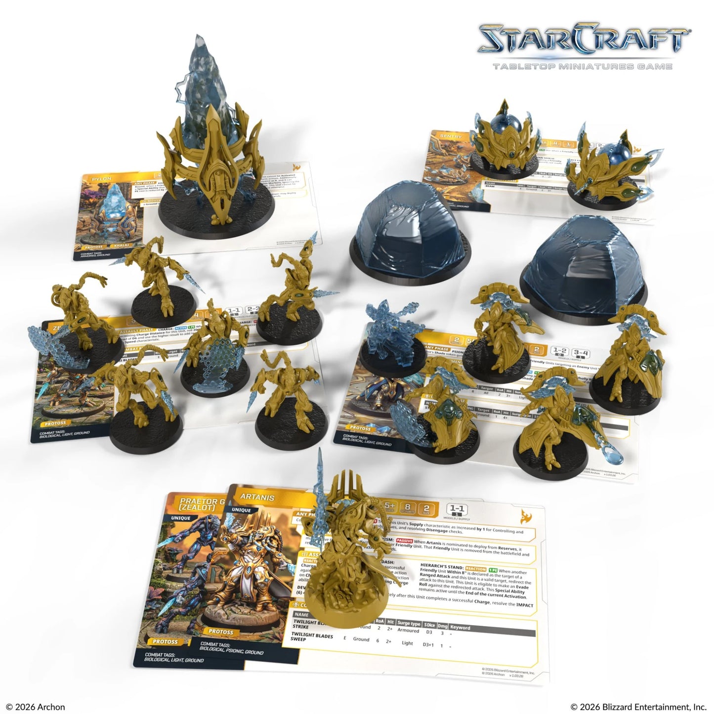 StarCraft The Miniatures Game: Protoss Starter Set Founders Edition