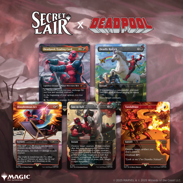 Magic the Gathering Secret Lair x Marvel (Deadpool) 6 Nonfoil