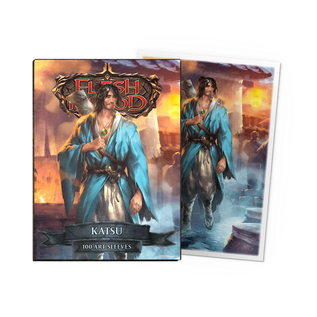 Dragon Shield Flesh and Blood License Standard Art Sleeves: Katsu, Wanderer (100 Sleeves)