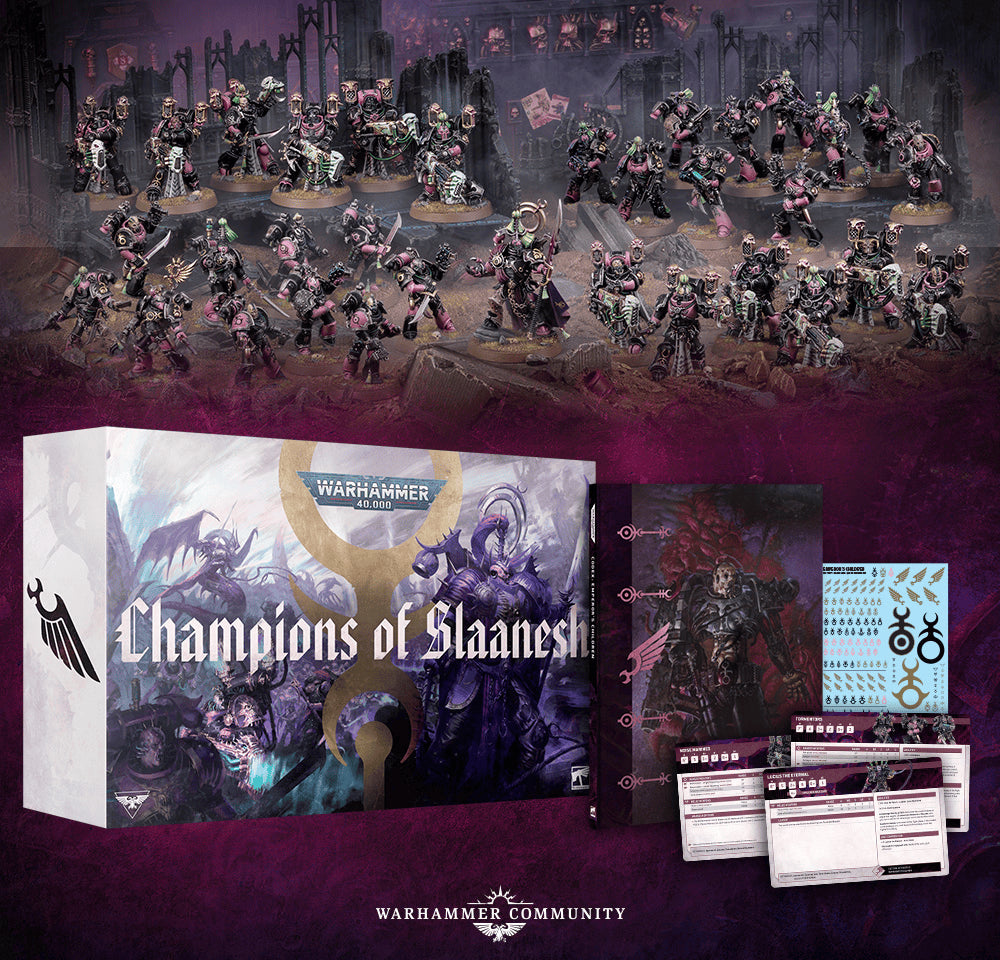 Emperor's Children Army Set Champions of Slaanesh