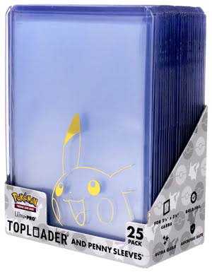 Ultra Pro - Pikachu Toploader And Penny Sleeves Combo Pack