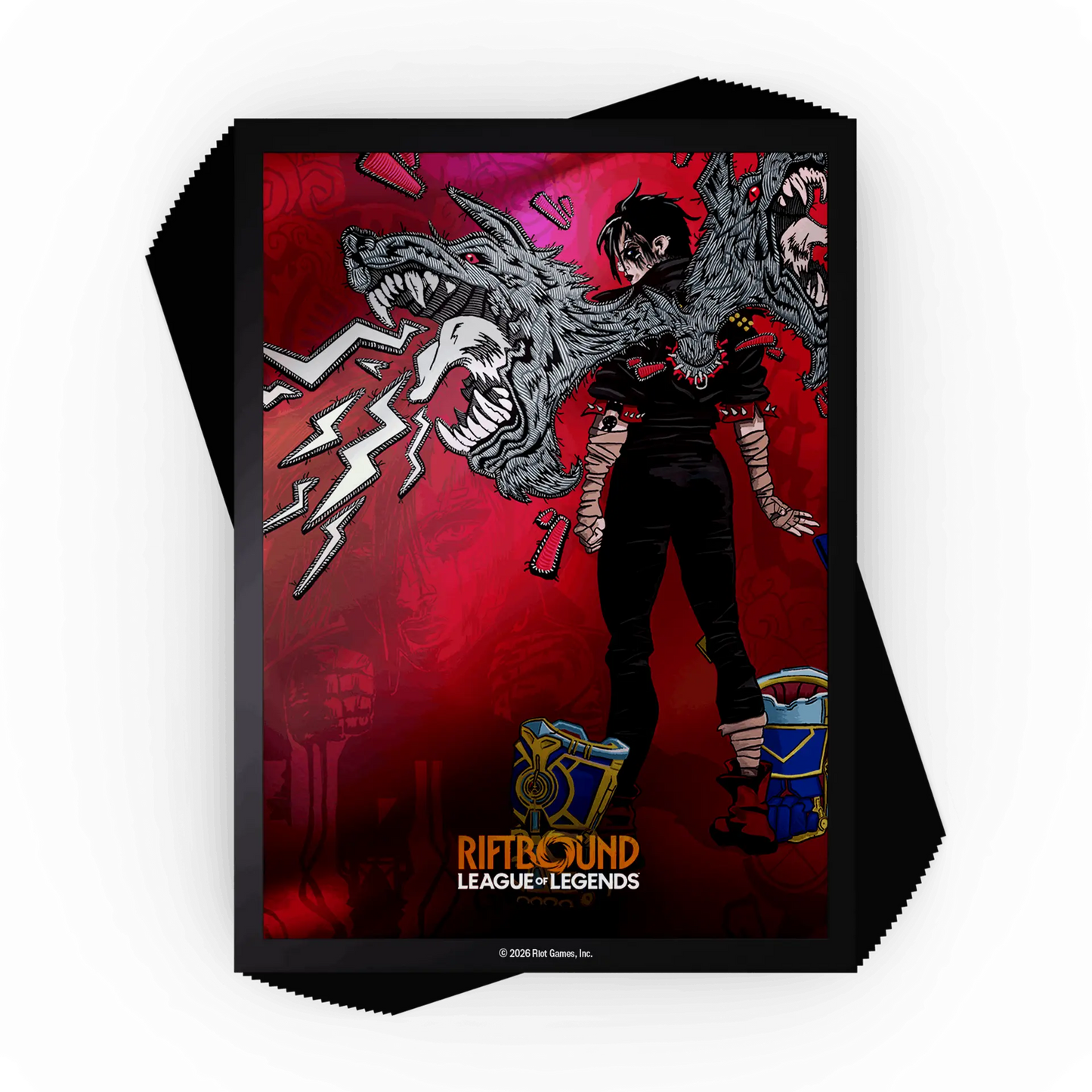 Riftbound: Unleashed Art Sleeves: Vi, Piltover Enforcer