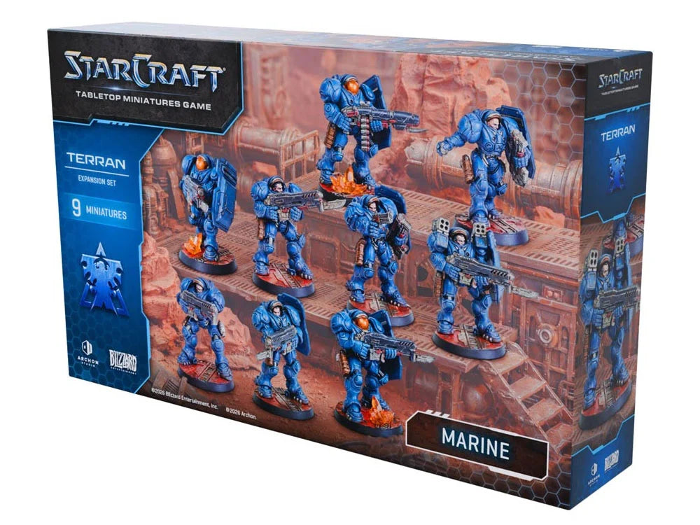 StarCraft® The Miniatures Game: Marine - Terran - Expansion Set