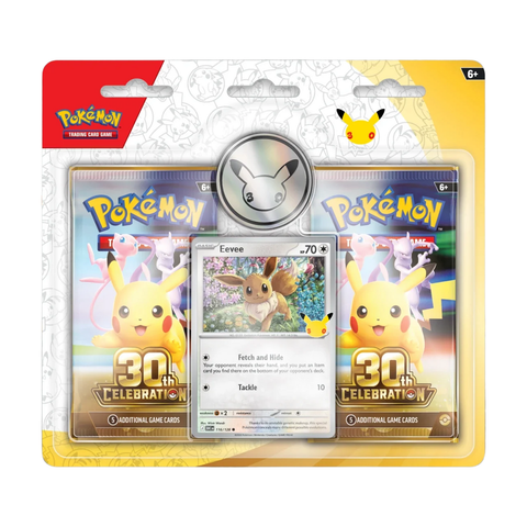 Pokemon: 30th Anniversary Celebration 2-Pack Blister (Ennakkotilaus)