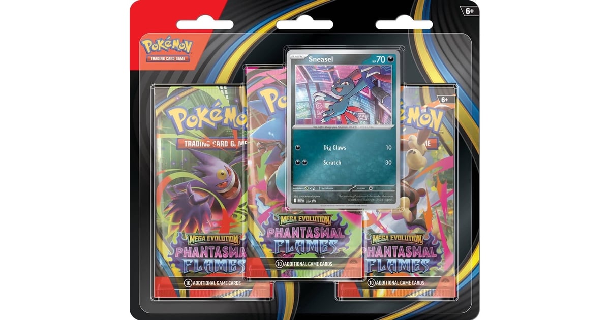 Pokemon: Phantasmal Flames 3-Pack Blister Sneasel