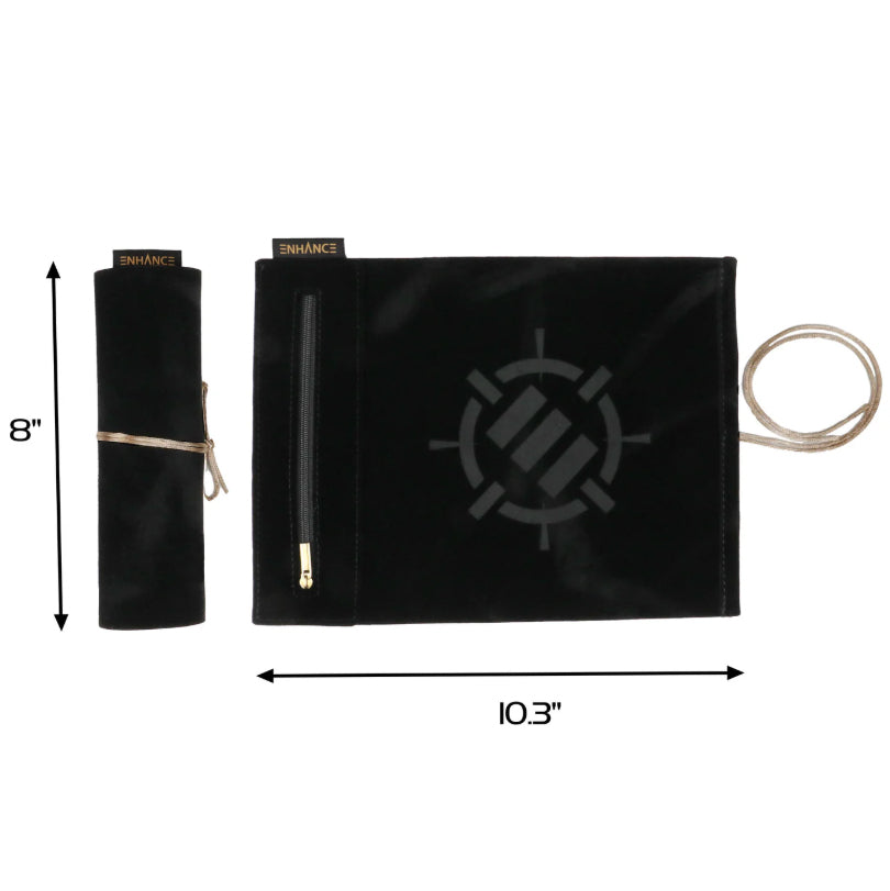 ENHANCE Tabletop Roll on a Scroll™ Dice & Rolling Mat: Black