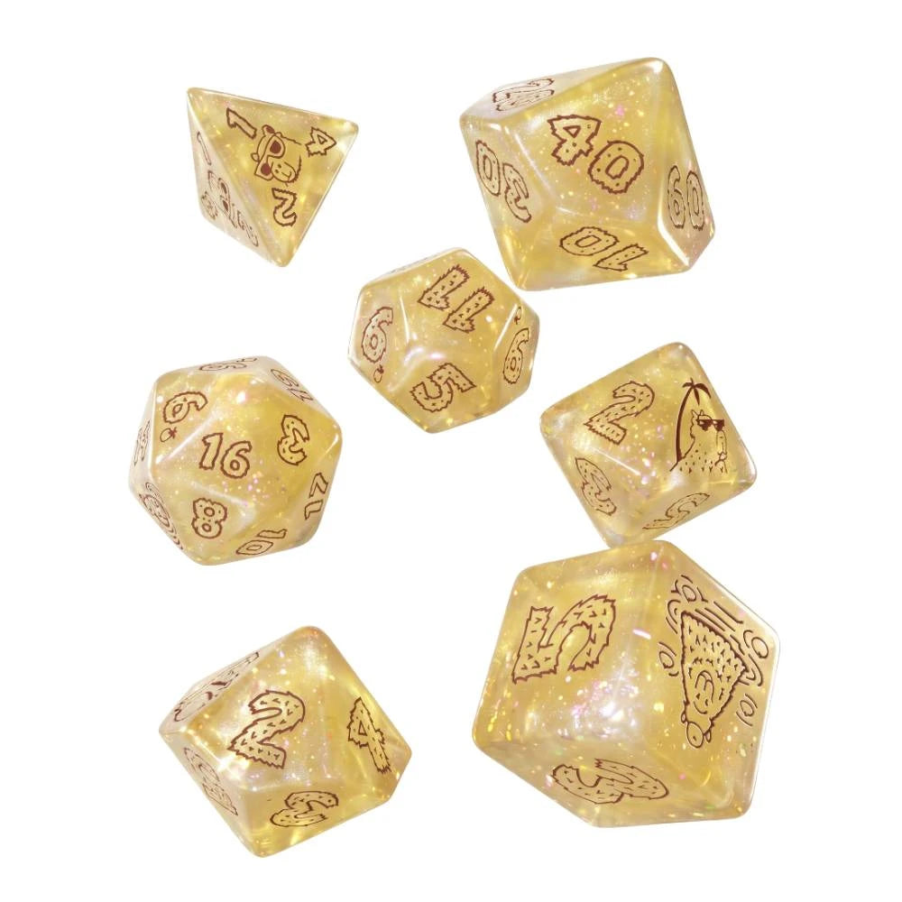 Capybara Dice Set: Sleepie