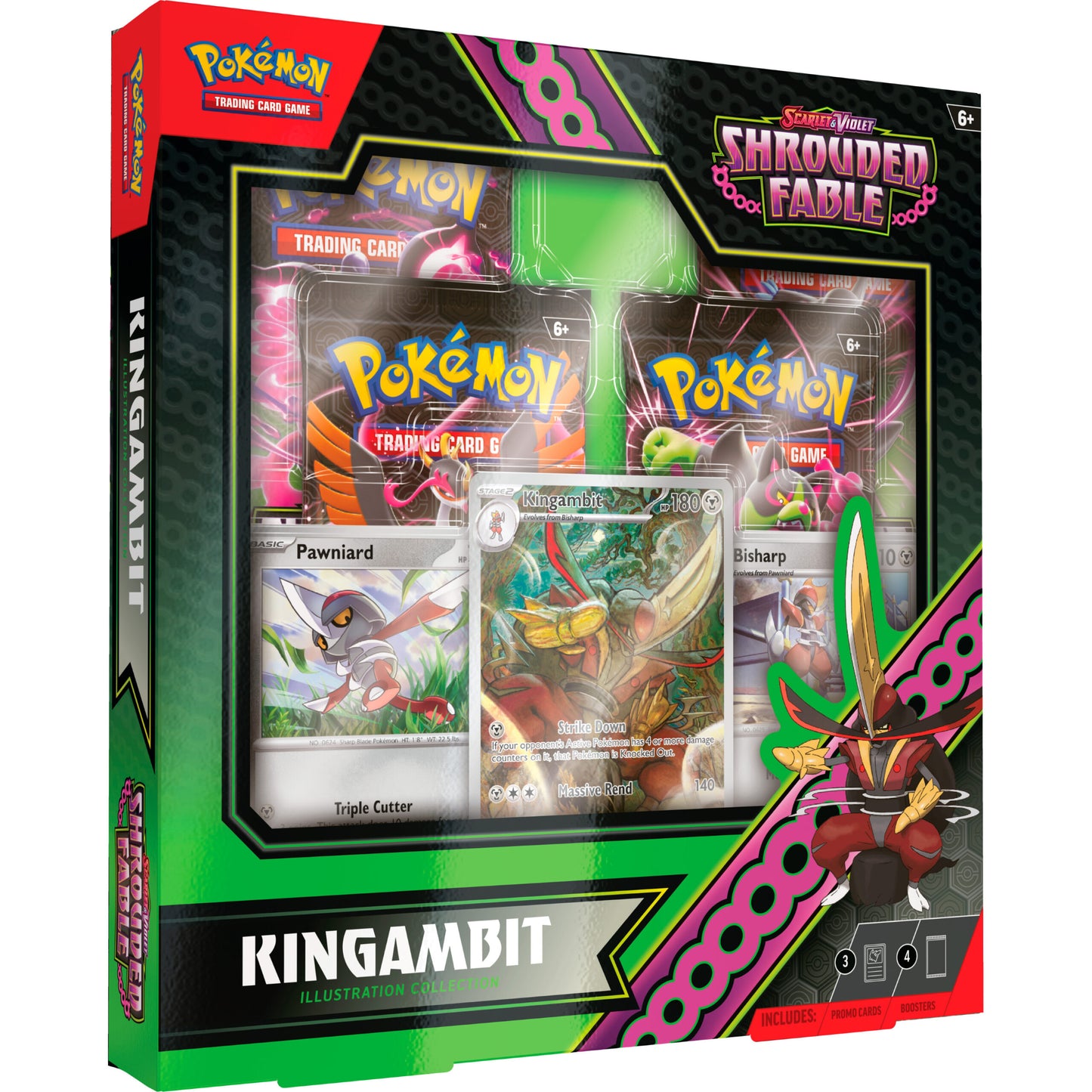 Pokemon: Shrouded Fable Kingambit Illustration Collection
