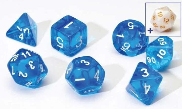Sirius Dice - Translucent Blue Resin