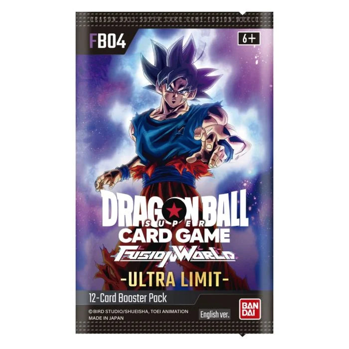 Dragon Ball Super Card Game: Fusion World FB04 Ultra Limit Booster