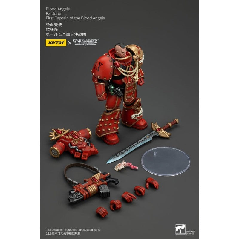 Warhammer The Horus Heresy Action Figure: 1/18 Blood Angels Raldoron First Captain of the Blood Angels 13 cm