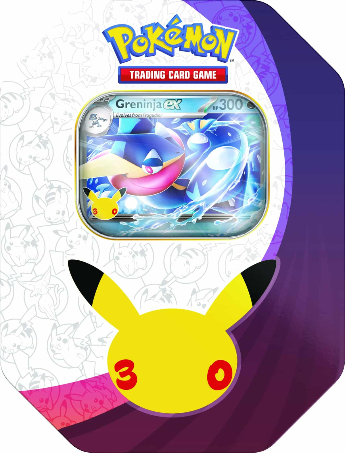 Pokemon: 30th Anniversary Celebration Tin Greninja Ex
