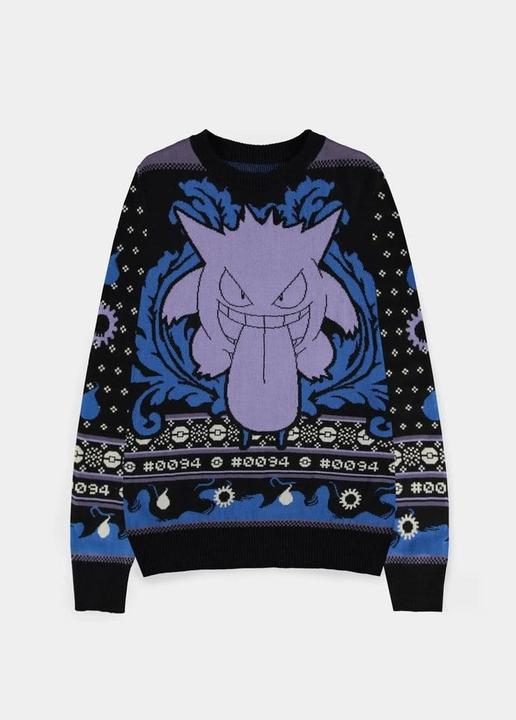 Pokémon Christmas Sweater Gengar Size XL