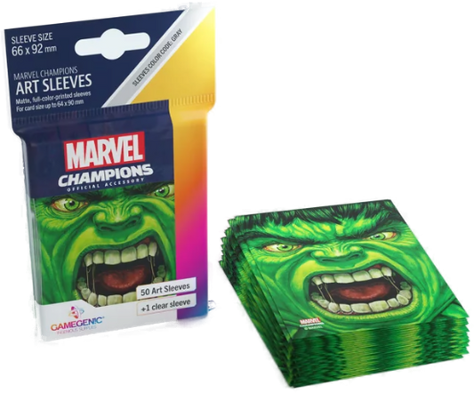 Gamegenic: Marvel Champions Art Sleeves: Hulk