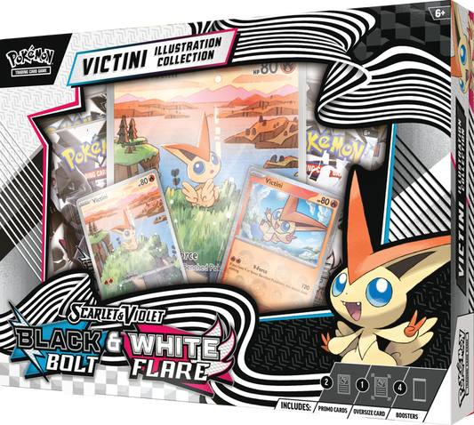 Pokemon: Black Bolt & White Flare Unova Victini Illustration Collection