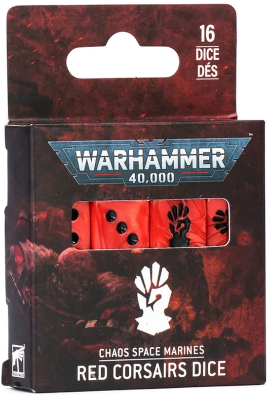 Chaos Space Marines: Red Corsairs Dice