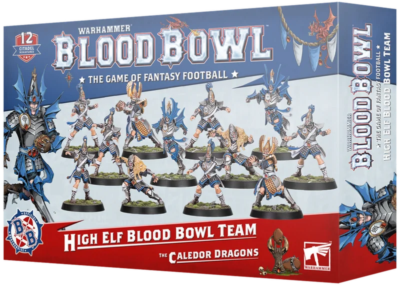 Blood Bowl: High Elf Blood Bowl Team the Caledor Dragons