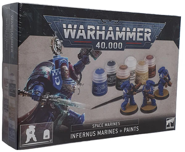 Warhammer 40 000 Infernus Marines + Paints