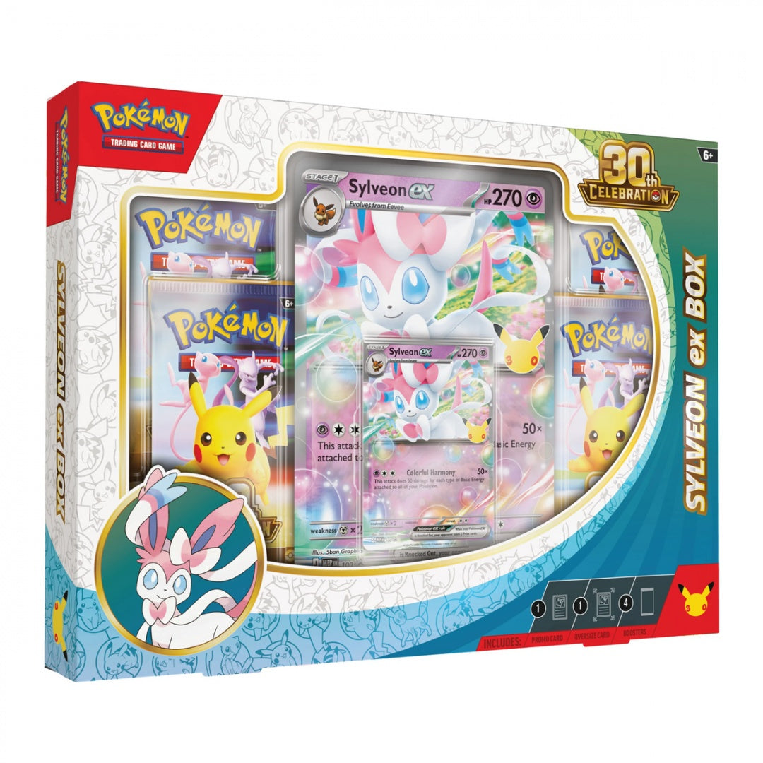 Pokemon: 30th Anniversary Celebration Ex Box Sylveon Ex (Ennakkotilaus)