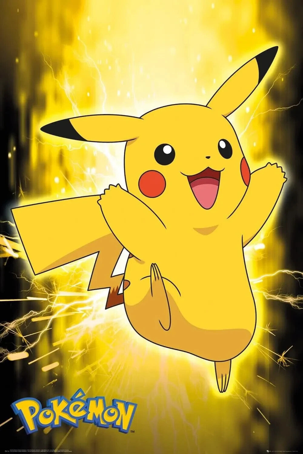POKEMON: Poster Maxi 91.5x61: Pikachu Neon
