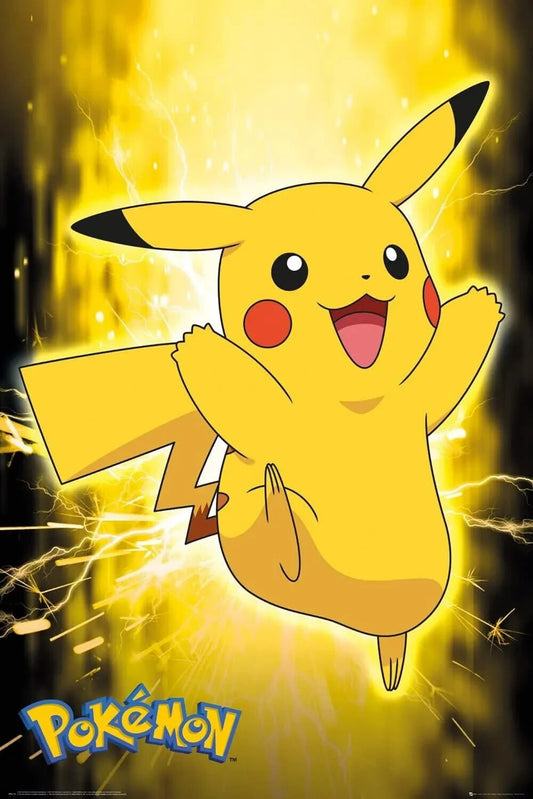 POKEMON: Poster Maxi 91.5x61: Pikachu Neon