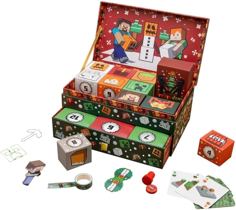 Minecraft Advent Calendar Keepsake Box Advent Calendar