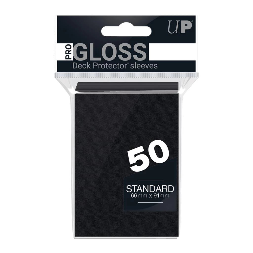Ultra Pro: Standard Sleeves - Black (50 Sleeves)