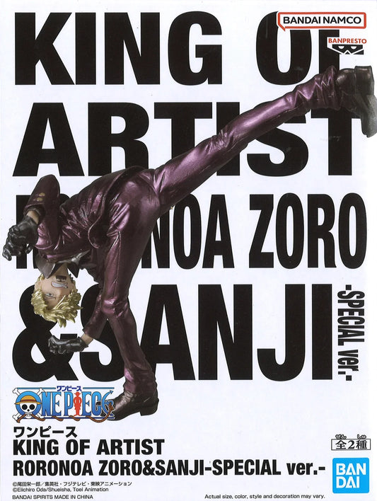 One Piece King of Artist PVC Statue Roronoa Zoro & Sanji Special Ver. (B: Sanji) 18 cm
