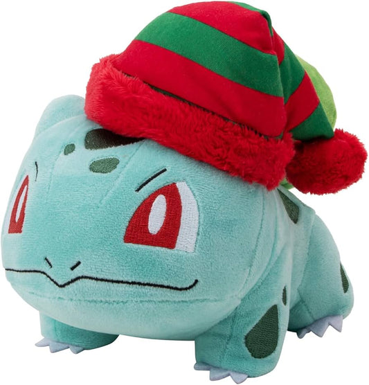 Pokémon Plush Figure Winter Bulbasaur with Christmas Hat 20 cm