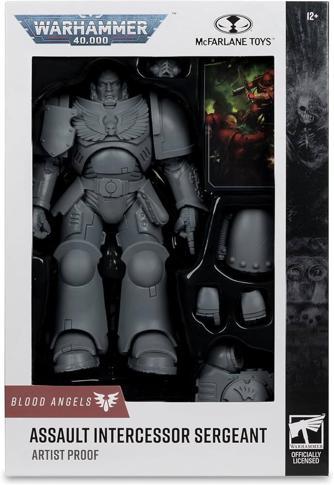 Warhammer 40,000 Action Figure Assault Intercessor Sergeant (Blood Angel) (Artist Proof) 18 cm