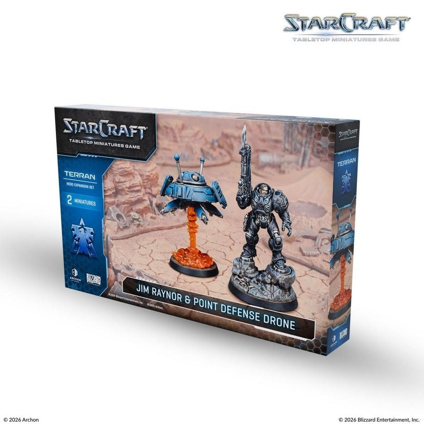 StarCraft® The Miniatures Game: Jim Raynor (Raynor's Raiders) - Terran - Hero Expansion Set