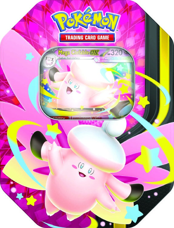 Pokemon: Mega Clefable EX Tin (ennakkomyynti)