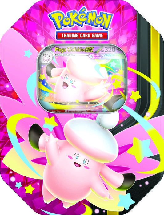 Pokemon: Mega Clefable EX Tin (ennakkomyynti)
