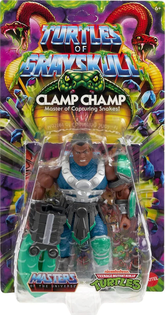 MOTU x TMNT: Turtles of Grayskull Action Figure Clamp Champ 14 cm