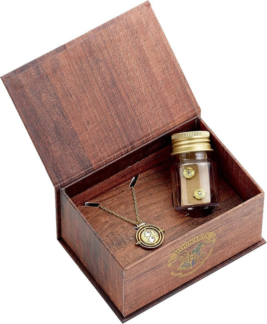 Harry Potter: Gift Box Necklace and Earrings Time Turner